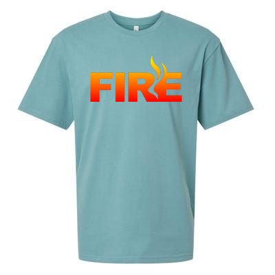 Funny Fire Halloween Costume Family Matching Sueded Cloud Jersey T-Shirt