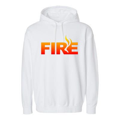 Funny Fire Halloween Costume Family Matching Garment-Dyed Fleece Hoodie