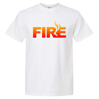 Funny Fire Halloween Costume Family Matching Garment-Dyed Heavyweight T-Shirt