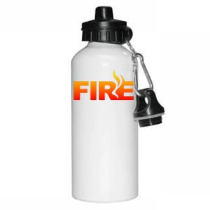 Funny Fire Halloween Costume Family Matching Aluminum Water Bottle 