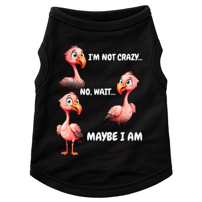 Funny Flamingo Humor Doggie Tank