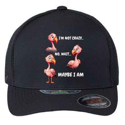 Funny Flamingo Humor Flexfit Unipanel Trucker Cap