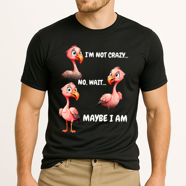 Funny Flamingo Humor Cooling Performance Crew T-Shirt