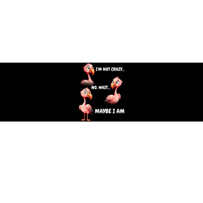 Funny Flamingo Humor Bumper Sticker