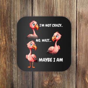 Funny Flamingo Humor Coaster