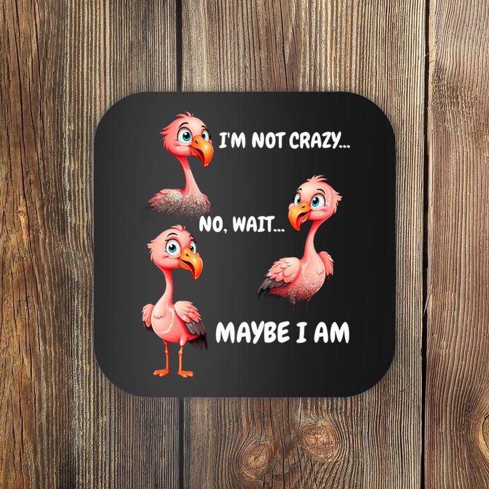 Funny Flamingo Humor Coaster