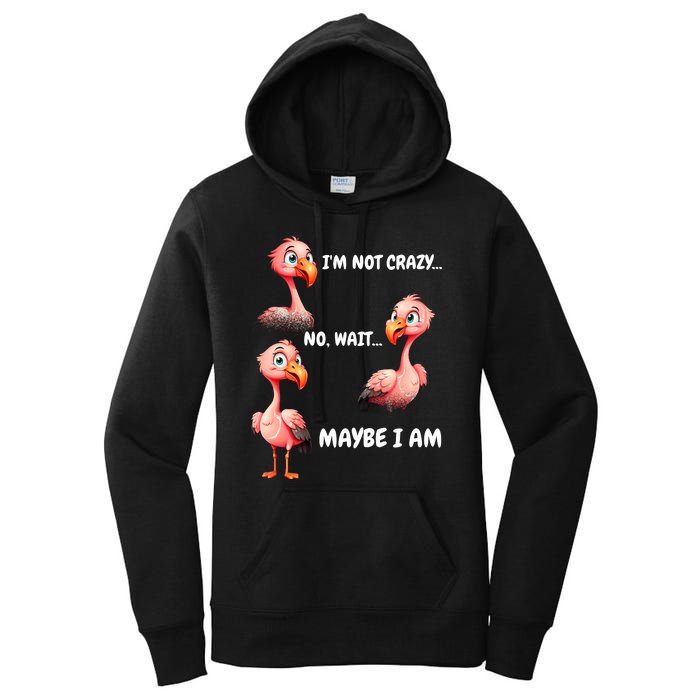 Funny Flamingo Humor Women's Pullover Hoodie