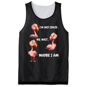 Funny Flamingo Humor Mesh Reversible Basketball Jersey Tank