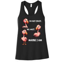 Funny Flamingo Humor Women's Racerback Tank