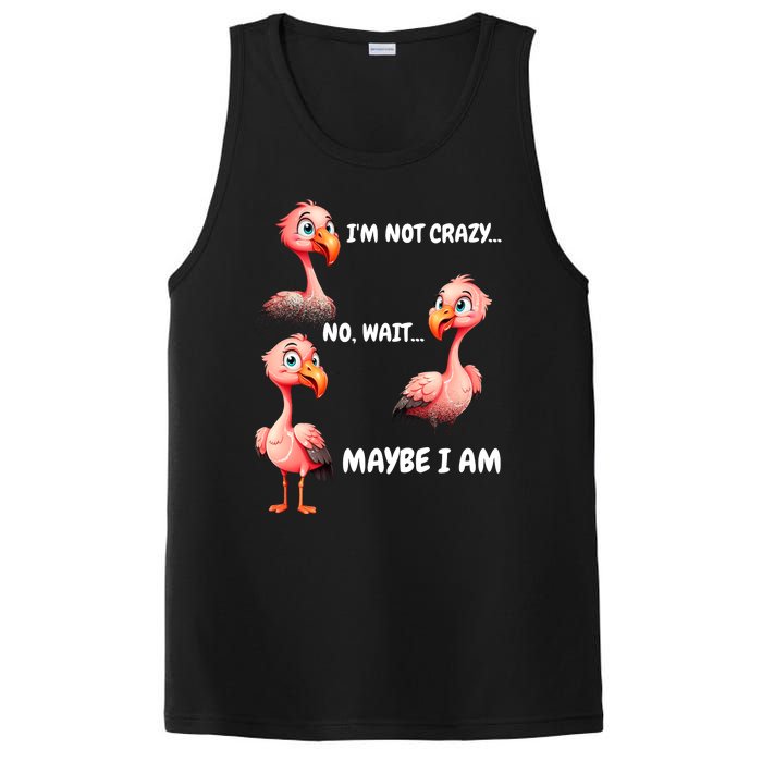 Funny Flamingo Humor PosiCharge Competitor Tank