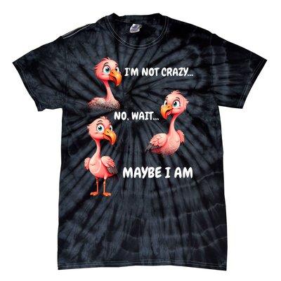 Funny Flamingo Humor Tie-Dye T-Shirt