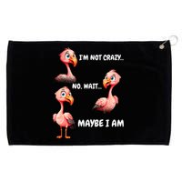 Funny Flamingo Humor Grommeted Golf Towel