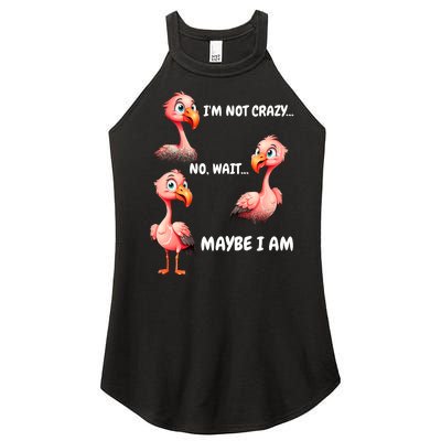 Funny Flamingo Humor Women's Perfect Tri Rocker Tank