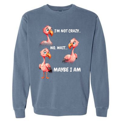 Funny Flamingo Humor Garment-Dyed Sweatshirt