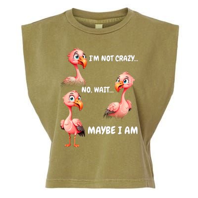 Funny Flamingo Humor Garment-Dyed Women's Muscle Tee