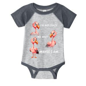 Funny Flamingo Humor Infant Baby Jersey Bodysuit