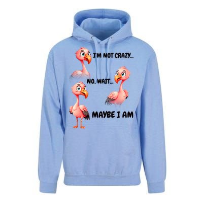 Funny Flamingo Humor Unisex Surf Hoodie