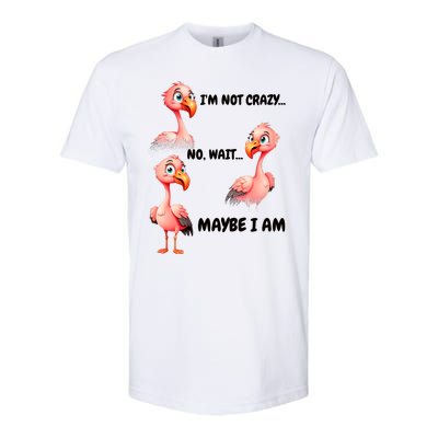 Funny Flamingo Humor Softstyle® CVC T-Shirt