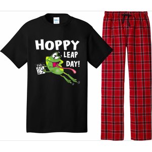 Funny Frog Hoppy Leap Day February 29 Leap Year Birthday Pajama Set