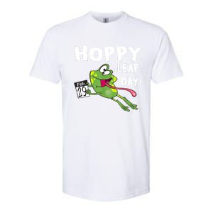 Funny Frog Hoppy Leap Day February 29 Leap Year Birthday Softstyle CVC T-Shirt