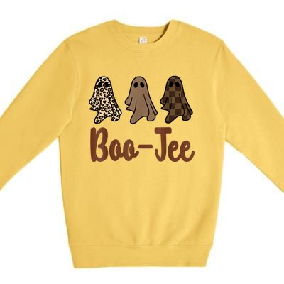 Funny Fall Halloween Ghost Boujee BooJee Spooky Season Cute Premium Crewneck Sweatshirt