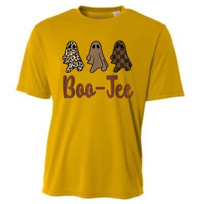 Funny Fall Halloween Ghost Boujee BooJee Spooky Season Cute Cooling Performance Crew T-Shirt