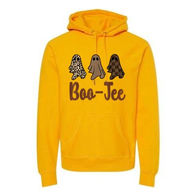 Funny Fall Halloween Ghost Boujee BooJee Spooky Season Cute Premium Hoodie