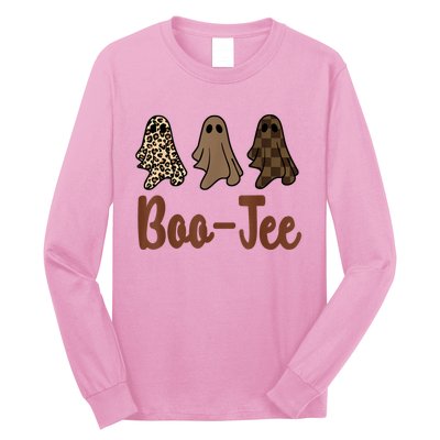 Funny Fall Halloween Ghost Boujee BooJee Spooky Season Cute Long Sleeve Shirt