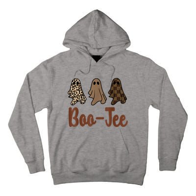 Funny Fall Halloween Ghost Boujee BooJee Spooky Season Cute Tall Hoodie