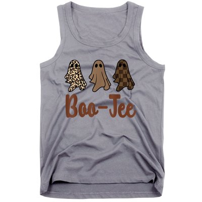 Funny Fall Halloween Ghost Boujee BooJee Spooky Season Cute Tank Top