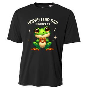 Funny Frog Hoppy Leap Day February 29 Hoppy Leap Day Cooling Performance Crew T-Shirt