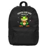 Funny Frog Hoppy Leap Day February 29 Hoppy Leap Day 16 in Basic Backpack