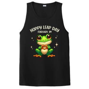 Funny Frog Hoppy Leap Day February 29 Hoppy Leap Day PosiCharge Competitor Tank