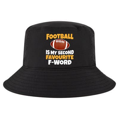 Funny Football Is My Second Favourite Quote Cool Comfort Performance Bucket Hat