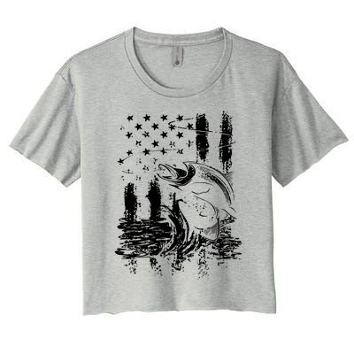 Fishing Women's Crop Top Tee