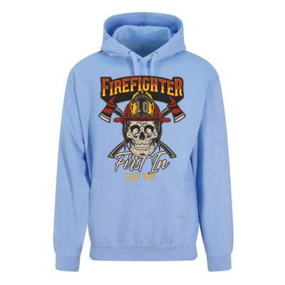 Firefighter First In Last Out Unisex Surf Hoodie