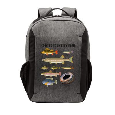 Funny Fish Identification Fishermen How To Identify Fish Vector Backpack