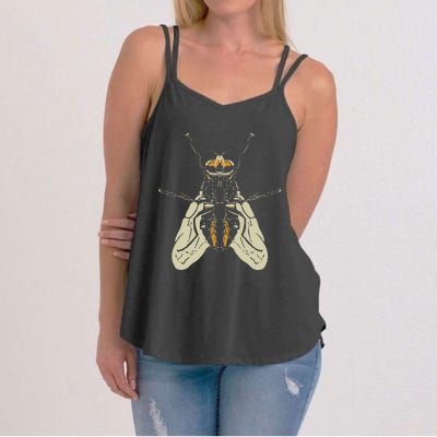 Fly Funny Insect Animal Lazy DIY Costume Easy Halloween Women's Strappy Tank