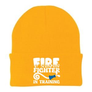 Future Firefighter In Training Future Fire Great Gift Knit Cap Winter Beanie