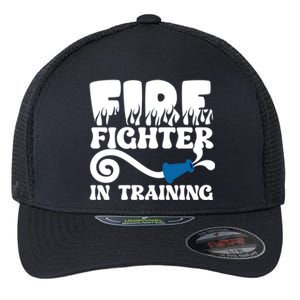 Future Firefighter In Training Future Fire Great Gift Flexfit Unipanel Trucker Cap