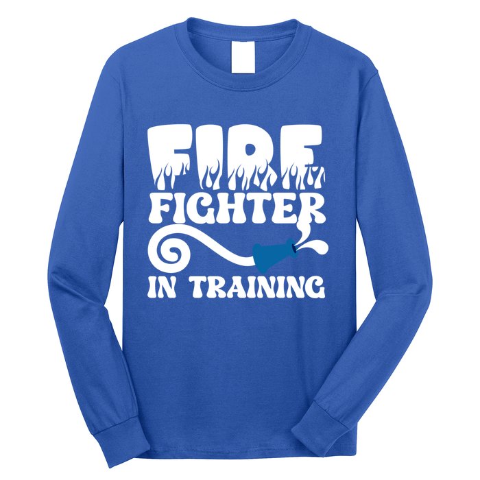 Future Firefighter In Training Future Fire Great Gift Long Sleeve Shirt