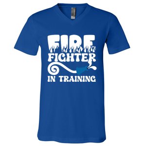 Future Firefighter In Training Future Fire Great Gift V-Neck T-Shirt