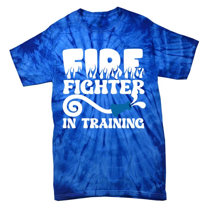 Future Firefighter In Training Future Fire Great Gift Tie-Dye T-Shirt