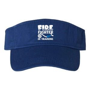 Future Firefighter In Training Future Fire Great Gift Valucap Bio-Washed Visor