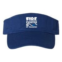 Future Firefighter In Training Future Fire Great Gift Valucap Bio-Washed Visor