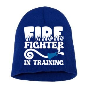 Future Firefighter In Training Future Fire Great Gift Short Acrylic Beanie