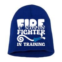 Future Firefighter In Training Future Fire Great Gift Short Acrylic Beanie