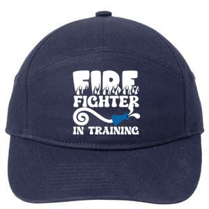 Future Firefighter In Training Future Fire Great Gift 7-Panel Snapback Hat