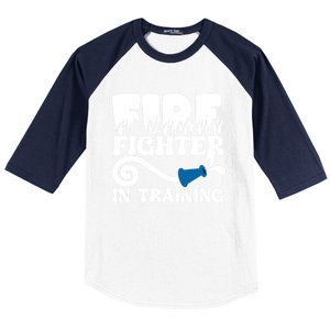 Future Firefighter In Training Future Fire Great Gift Baseball Sleeve Shirt