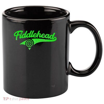 Fiddlehead 11oz C Handle Ceramic Mug